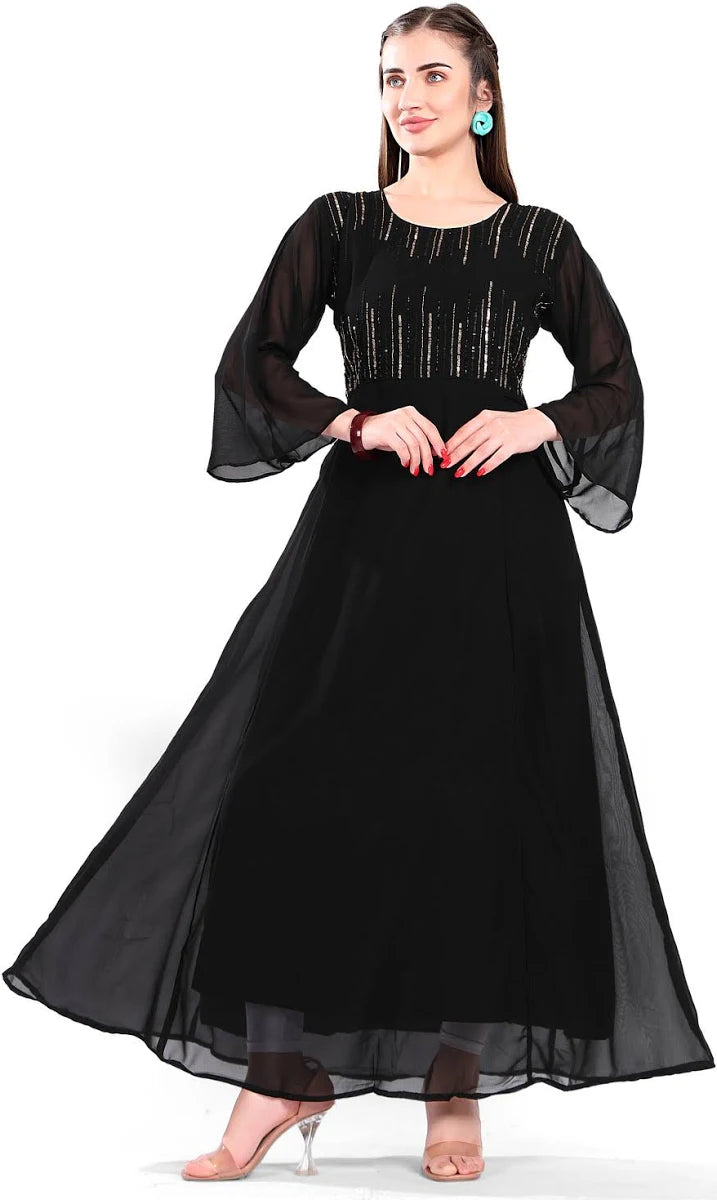 Elegant Straight Cut Dress for Family and Occasion Wear – House of Hanvika
