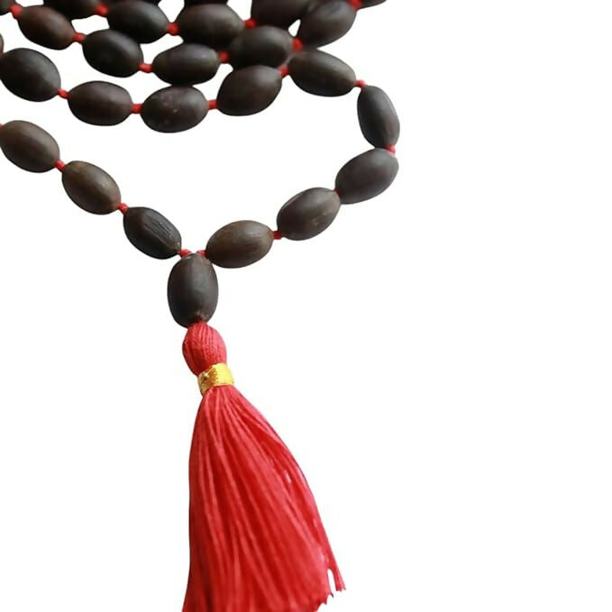 Kamal Gatta Mala – Natural Lotus Seed Beads Necklace for Spiritual Prayer & Meditation