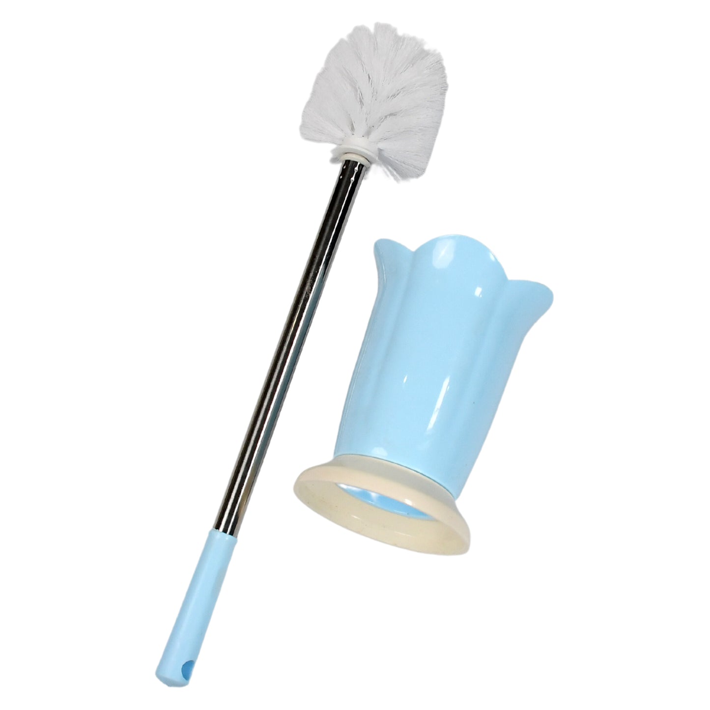 Premium Toilet Plastic Brush With Holder Stand Western And Indian Toilet Bathroom Cleaning