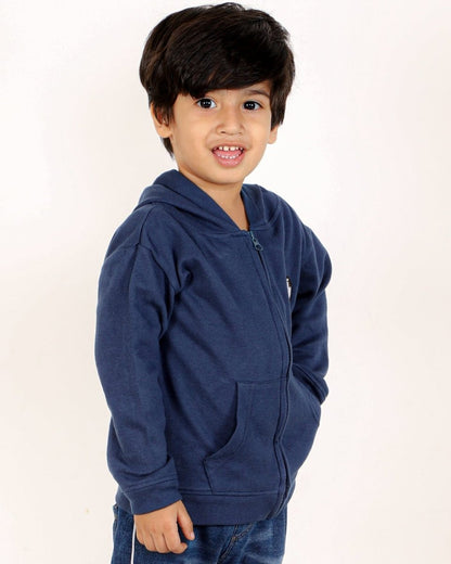 Soccer Squad Unisex Kids Zipper Jacket - ZPJK-BLUZ-1-2