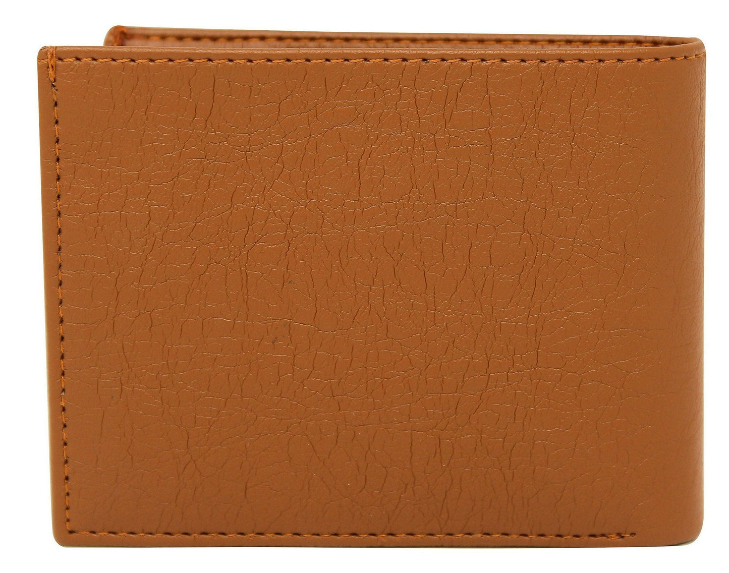 Lorem Tan Removable Card Slot Bi-Fold Faux Leather 7 ATM Slots Wallet For Men - HalfPe