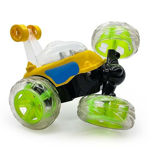 360-Degree Rolling Stunt Remote Control Car for Kids – Lights, Music, and Versatile Movements(TPT)