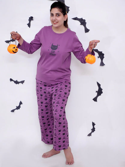 Stay Spooky Womans Pajama Set - PYJ - MP - STYSP - S