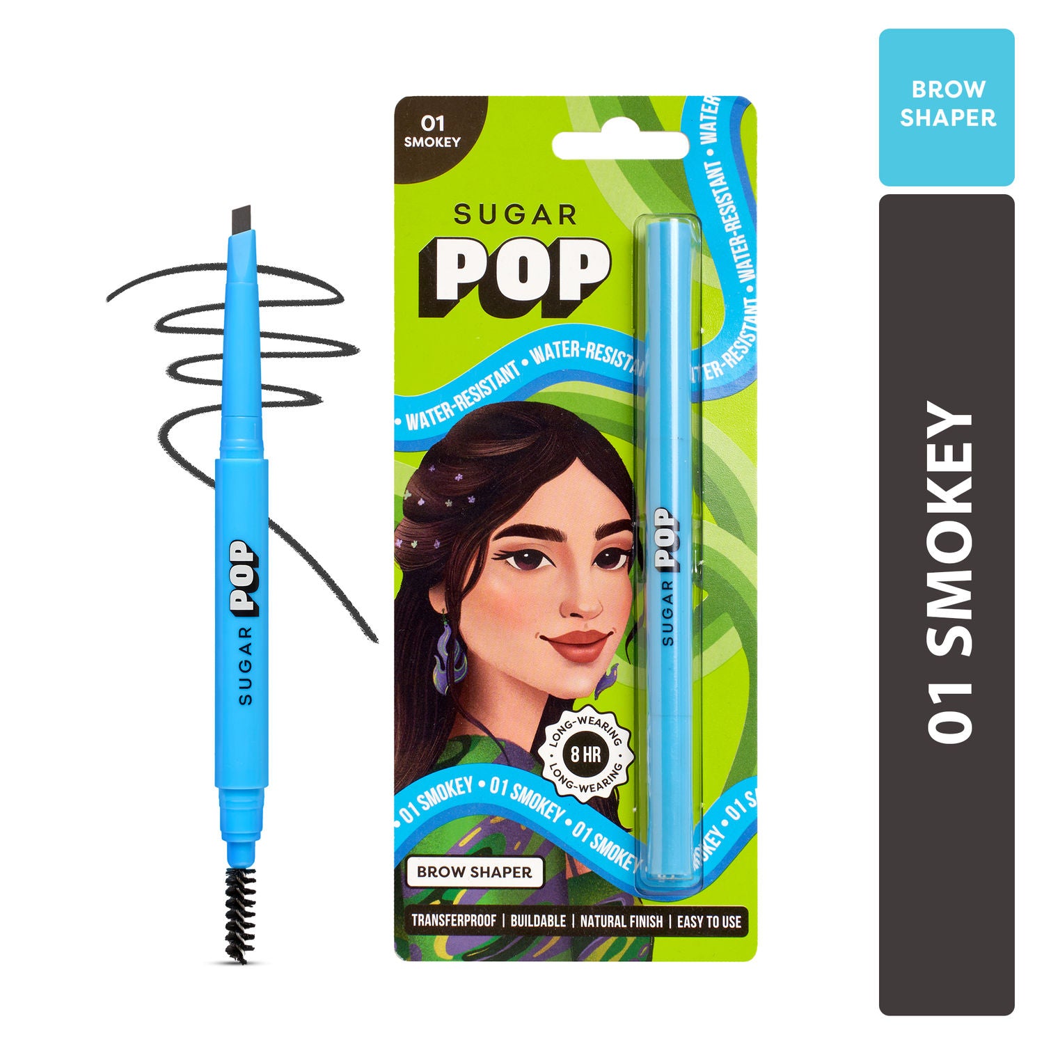 SUGAR SUGAR POP Brow Shaper01 Smokey 0.3G (329)
