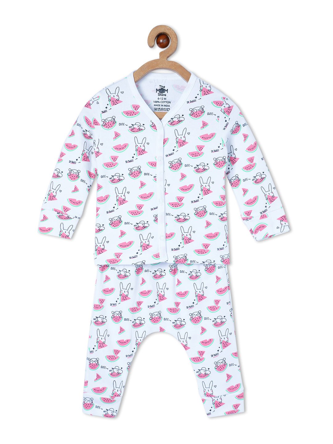 Summer Melon Newborn & Infant Pajama Set