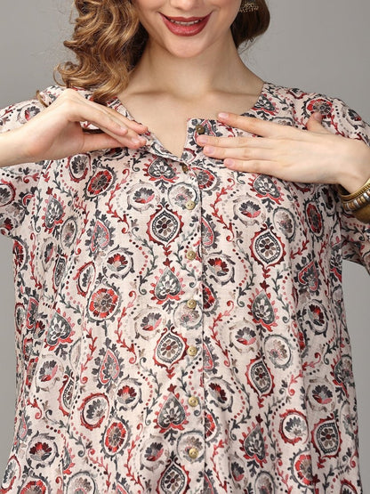 Sweet Caroline Maternity and Nursing Kurta Set - MEW-SK-SWTCR-S