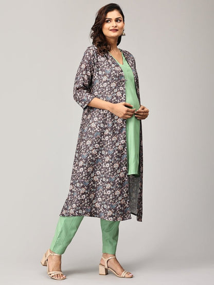 Sweet Sentiments Maternity and Nursing Winter Shacket Dress Set - MEW-SK-SWSNT-S