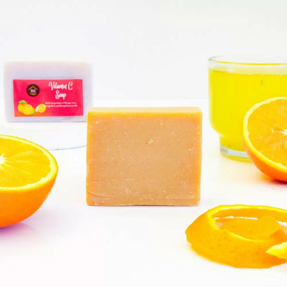 The Earth Trading Handmade Natural Vitamin C Soap for Bath (120g) The Earth Trading company