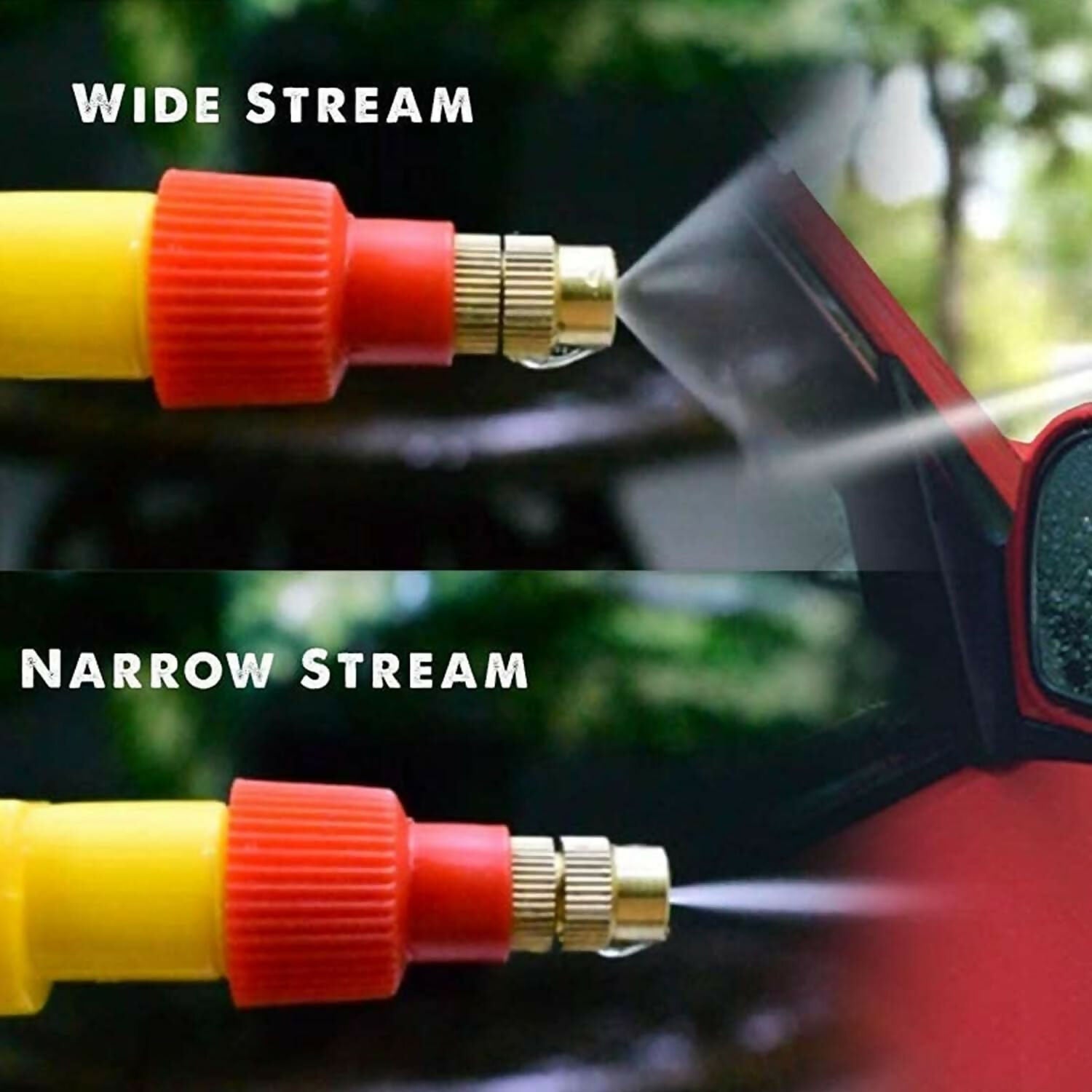 Manual Spray Bottle Nozzles – Adjustable Handheld Water Pump for garden INDU FANCY