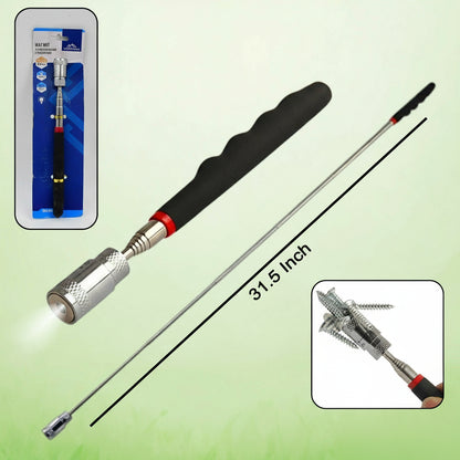 1 Pc Telescopic Pick up Tool Magnetic Mini LED Magnet Tool for Picking up Screwdriver Nuts and Bolts Metal Screw Hand Tools