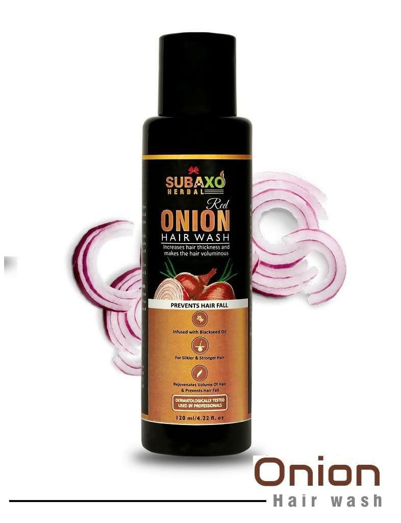 SUBAXO Onion hair wash Shampoo (120 ml) and Neem Herbal Face Wash (100ml) Combo - HalfPe