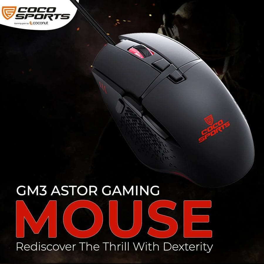 Cocount GM3 Astor Wired Gaming Mouse - HalfPe