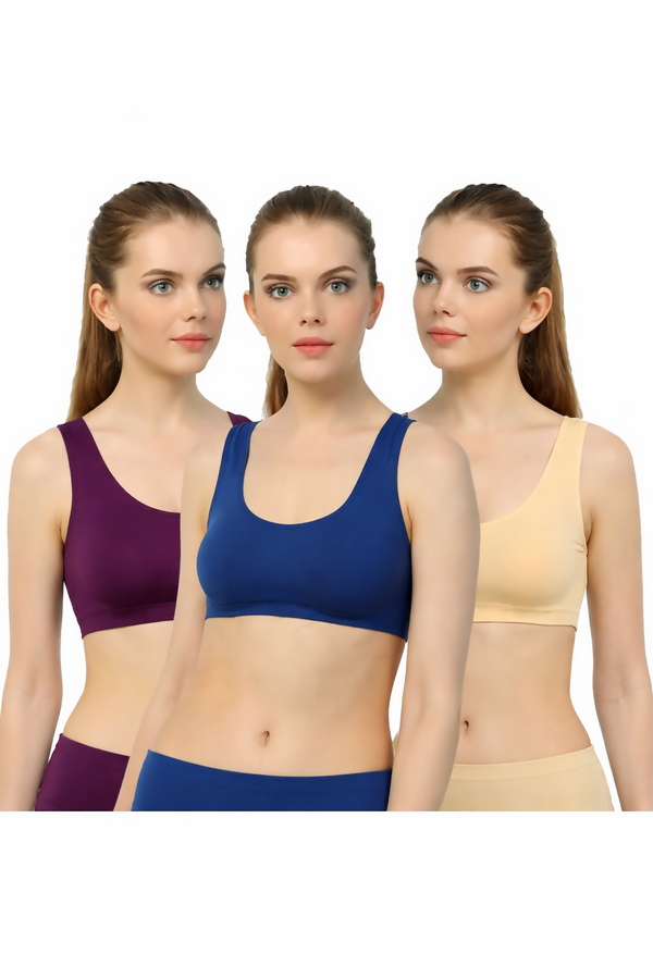 Women’s Breathable Cotton Air Bra – Daily Wear (Pack of 6) JR Enterprise