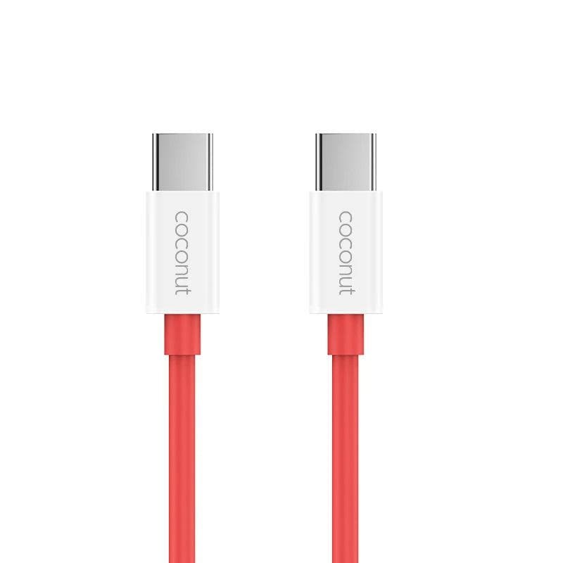 C15 Dash/Warp - USB C to Type C Cable - 1M (Coconut) - HalfPe