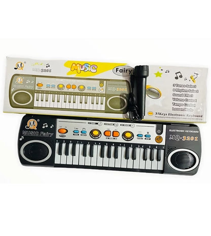 Piano Keyboard Toy: Battery Operated with 3 Tones and 8 Rhythms for Kids