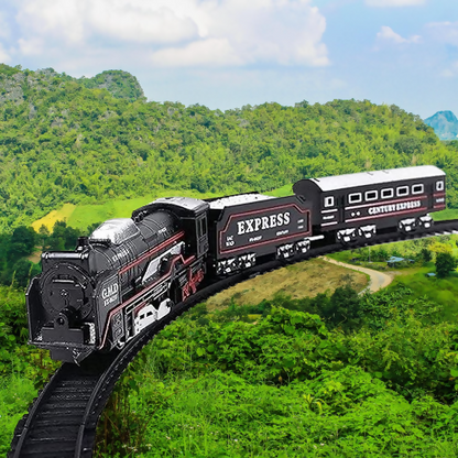 Battery-Operated Train Set with Realistic Simulation (13 pieces set)