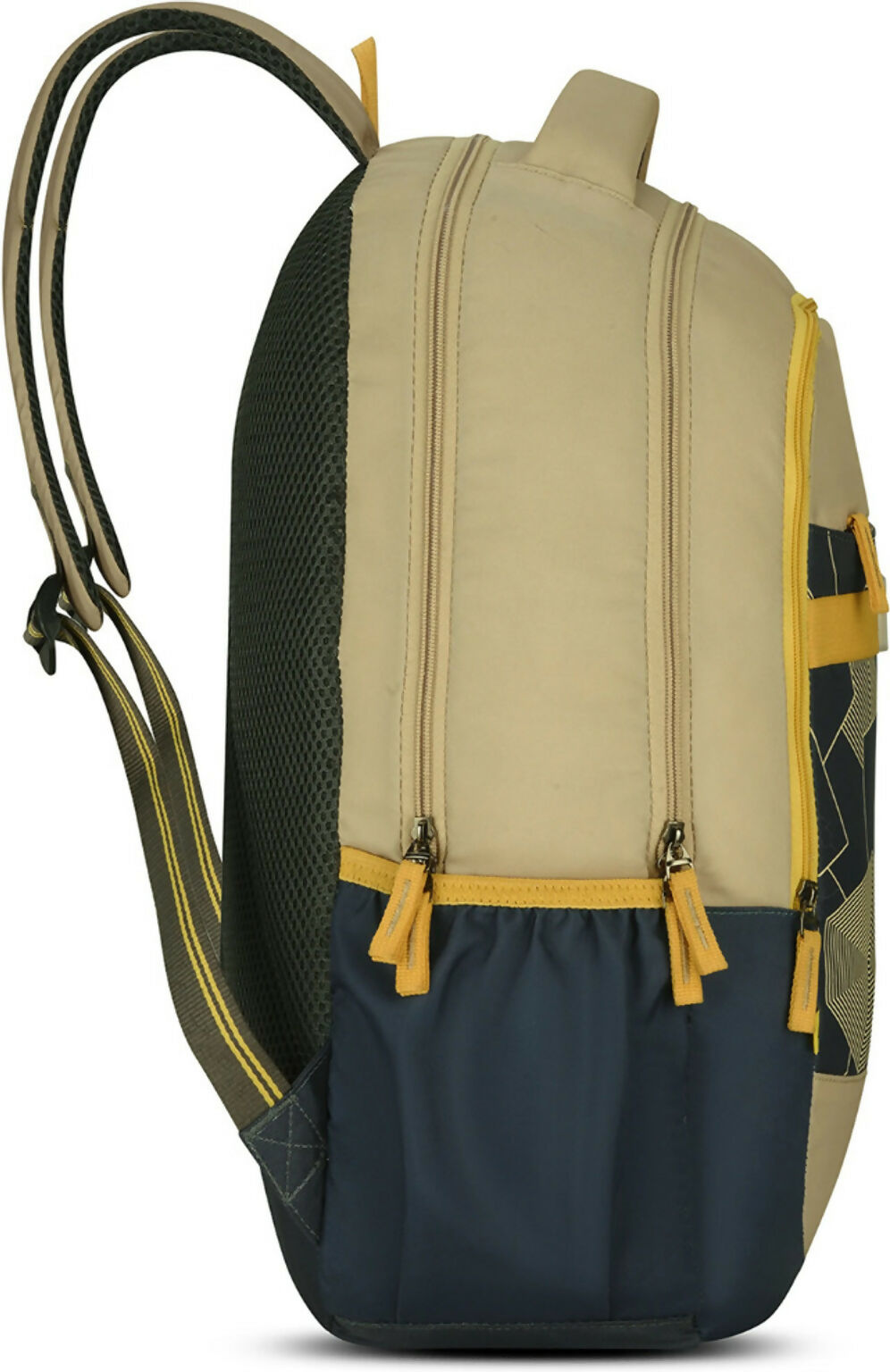 ARISTOCRAT Beige & Grey Stylish Casual Backpack for Men & Women