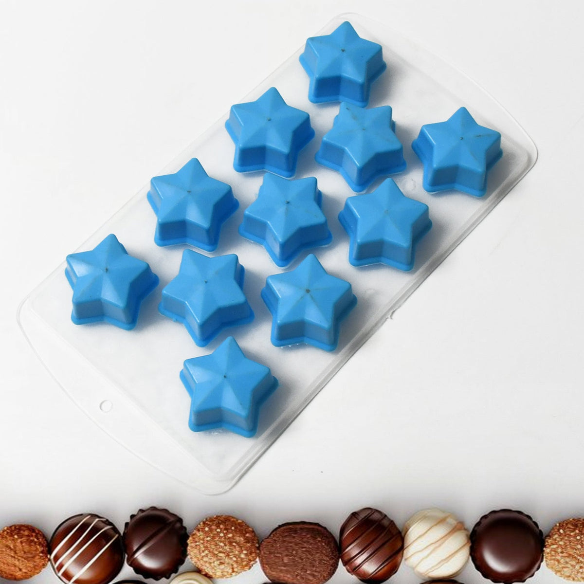 Silicone Mold Ice Cube Tray Creative Sweet Multi Type Ice Tray Buckets Ice Cube Trays Multi Fruit Shape Ice Tray (1 Pc) HP DD