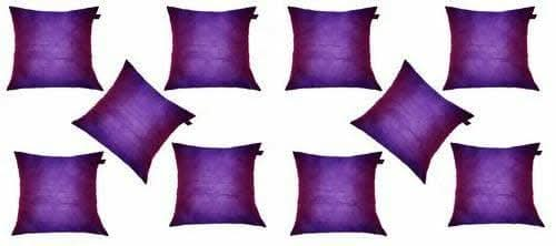 Lushomes Purple cushion cover 12x12, sofa pillow cover (Set of 10, 12x12 Inches) - HalfPe