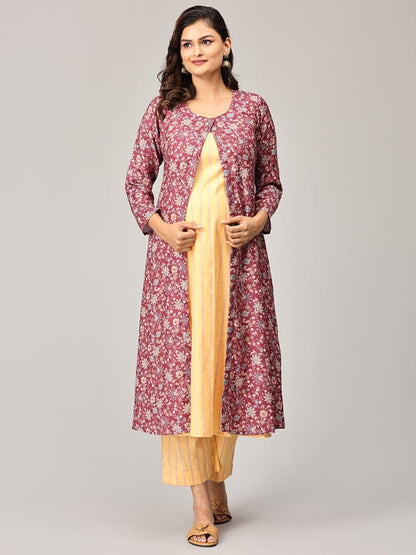 The Admirer Maternity and Nursing Winter Shacket Dress Set - MEW-SK-TADR-S