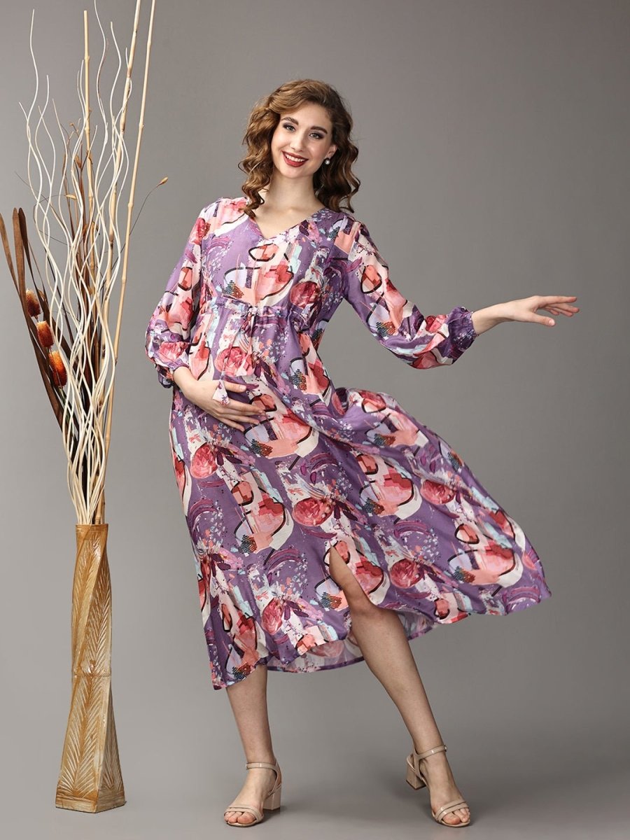 The Beloved Maternity and Nursing Dress - DRS-SK-TBLVD-S
