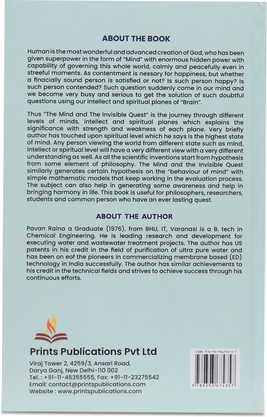 THE MIND AND THE INVISIBLE QUEST by prints publications Prints Publications