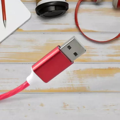 3 In 1 Charging Cable Light Up Fast Charger Lighting cable ABHI Mobiles