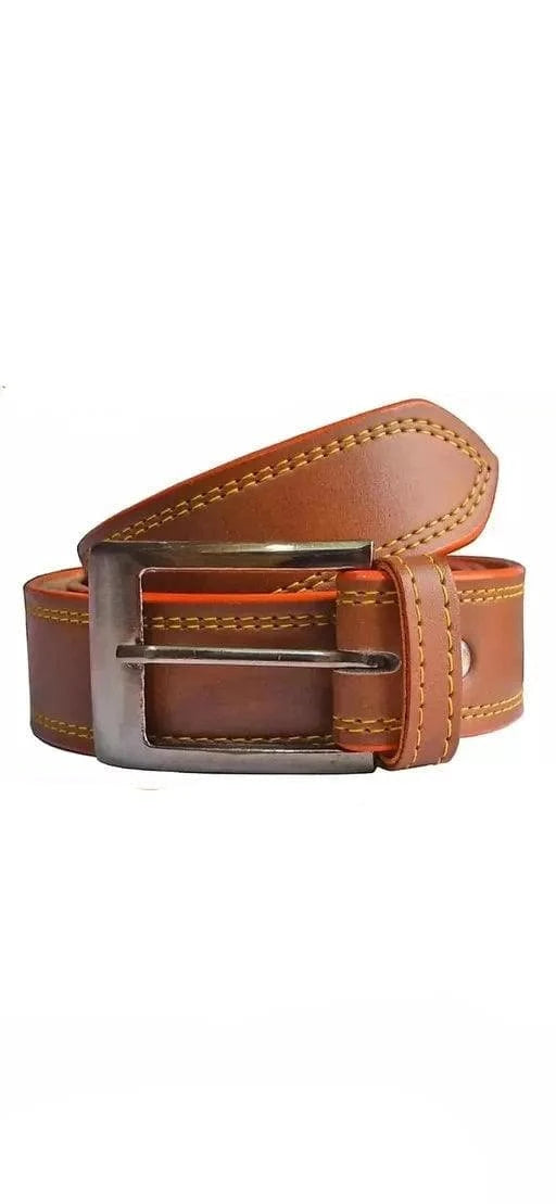 Fancy Unique Men Brown Belt & Wallet (Combo) - HalfPe