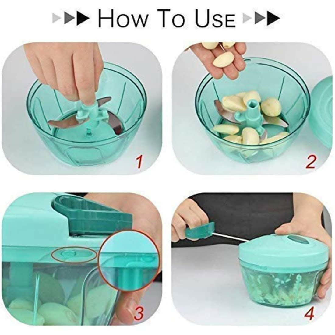 5 Blade jumbo Handy Chopper - HalfPe
