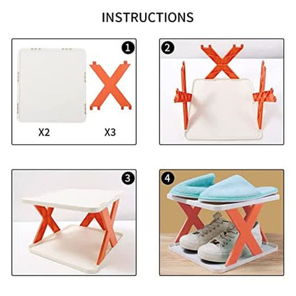 4-Layer Shoe Rack Tower