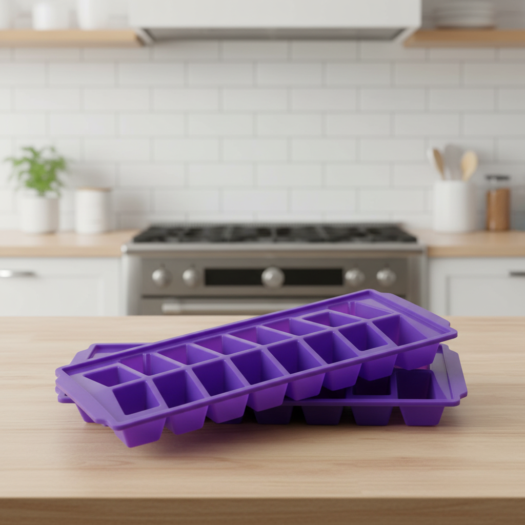 Gliman Simply Smarter Tapered Ice Cube Tray Set of 2 (Multicolour) HalfPe - FW -TPT