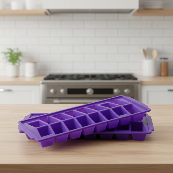 Gliman Simply Smarter Tapered Ice Cube Tray Set of 2 (Multicolour) HalfPe - FW -TPT