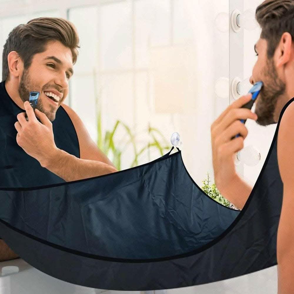 Beard Apron For Trimming Beards Without leaving A Mess - HalfPe
