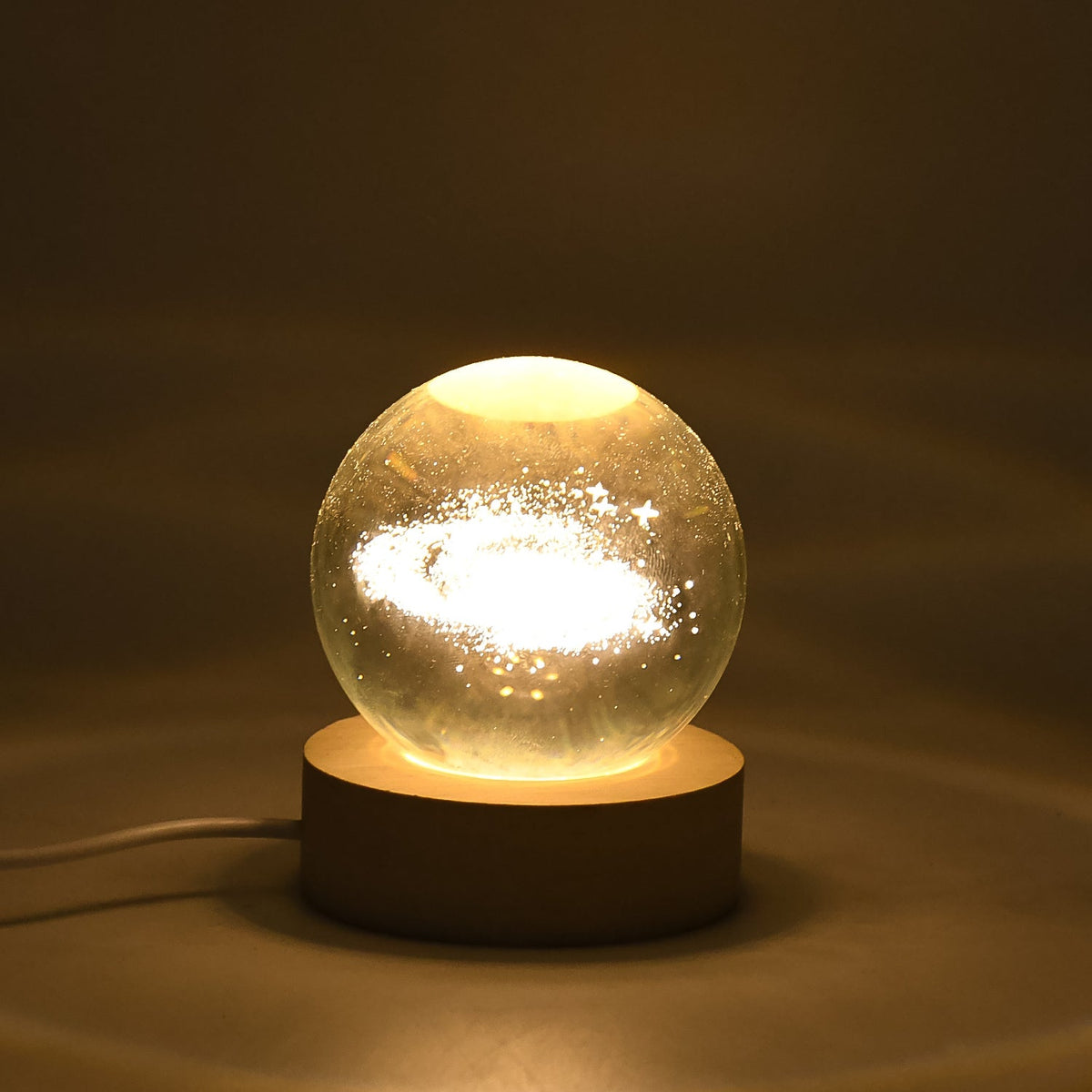 3d Crystal Ball Lamps With Base (1 Pc) HP DD