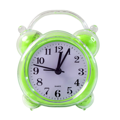 Classic Quartz Alarm Clock with Compact Analog Table Clock for Bedroom, Office &amp; Study Desk (1 Pc)