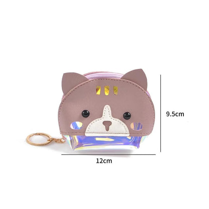 Trendy Holographic Fancy 2-in-1 Keychain and Coin Pouch - HalfPe