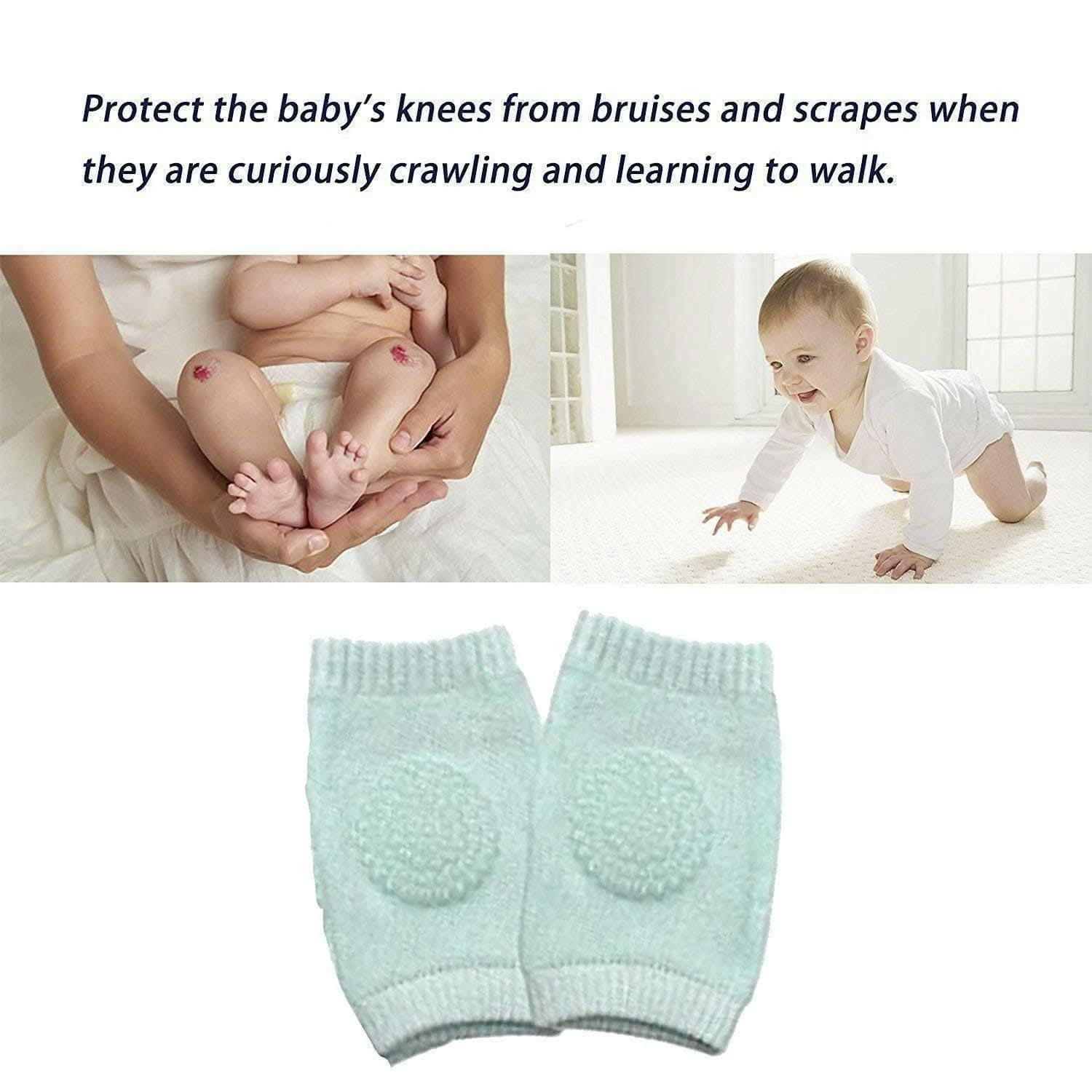 Baby Knee Protector Pads for Crawling (1 pair) - HalfPe