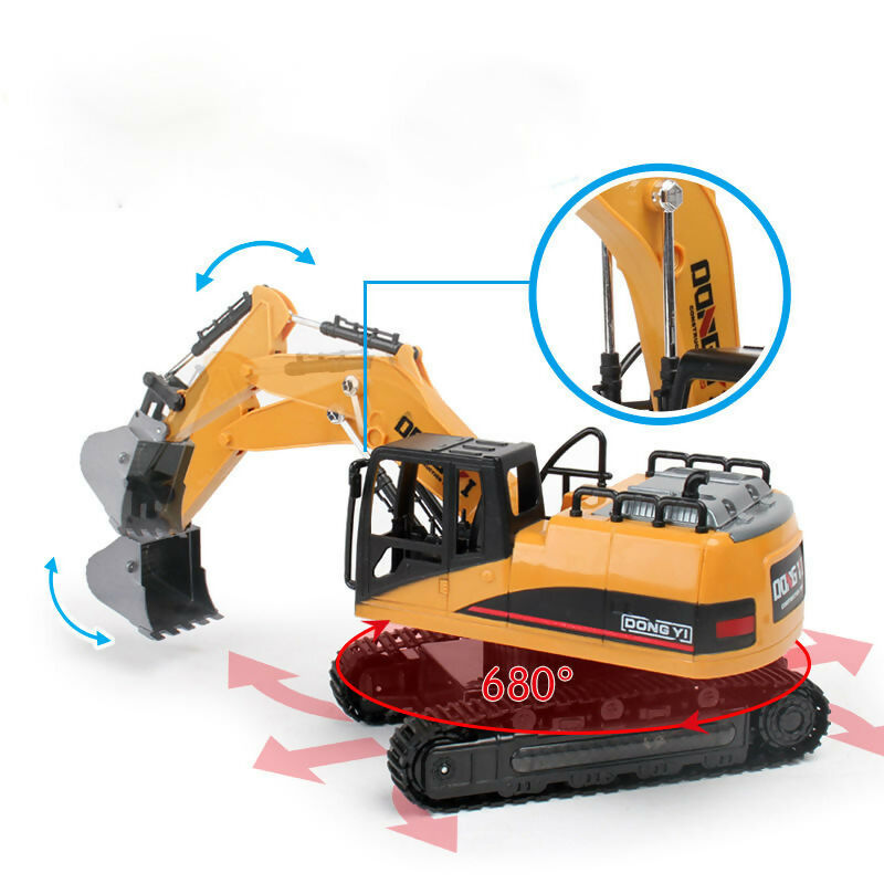 Ultimate Kid's RC Excavator with Electric Remote Control Construction Vehicle Toy