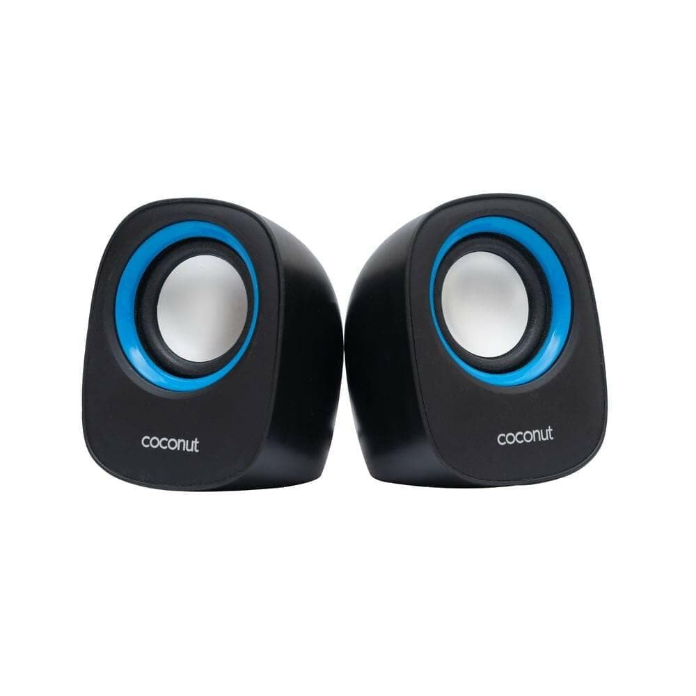 US07 USB Speaker for Laptop & Computer (Pack Of 2,Multi-Colour) - HalfPe