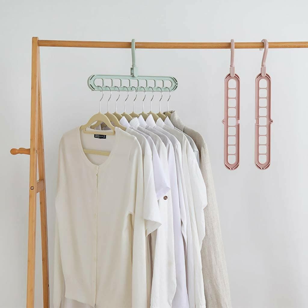 Multifunctional Space Saving Hanger 9 Holes (Single Piece) - HalfPe