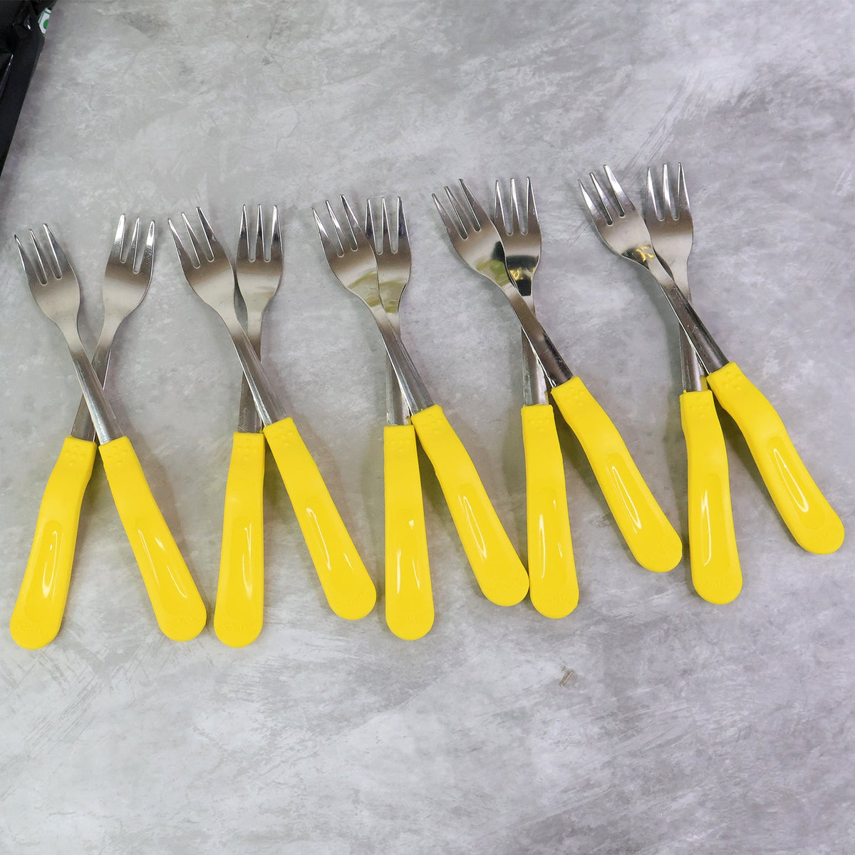 Supermom Premium Stainless Steel Big Fork (6 Pc  Set) HP DD