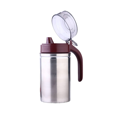 Oil Dispenser Stainless Steel With Small Nozzle 500ml Oil Container.