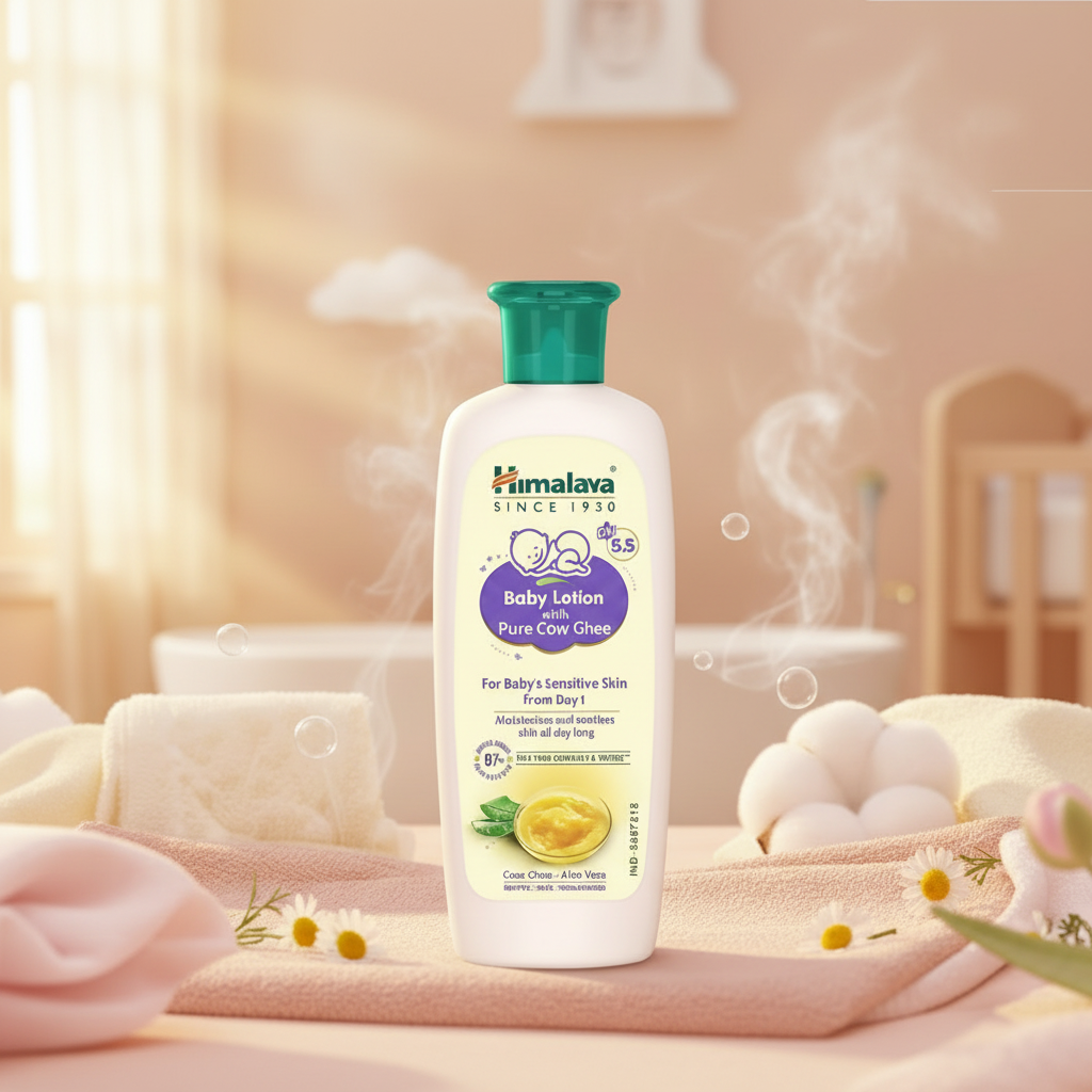 HIMALAYA BOBY LOTION FOR BABYS SENSITIVE SKIN PACK OF 2 (40 ml) HP Xpress