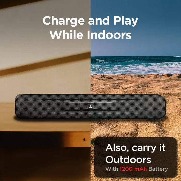 boAt Aavante Bar 503 | 10W RMS Bluetooth Soundbar with Dual EQ Modes, 4.5H Playback & Built-in Mic