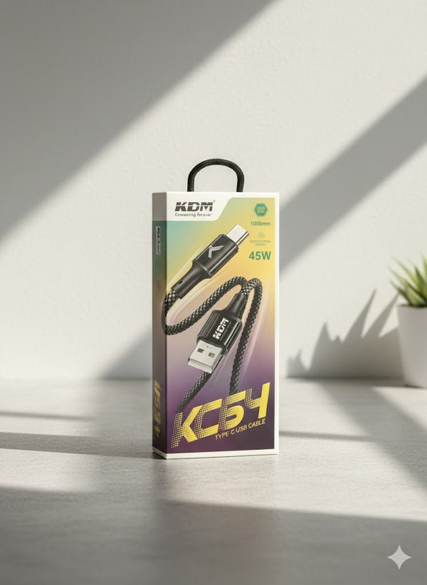 KDM TYPE-C USB CABLE ( KC64 - MULTICOLORS)