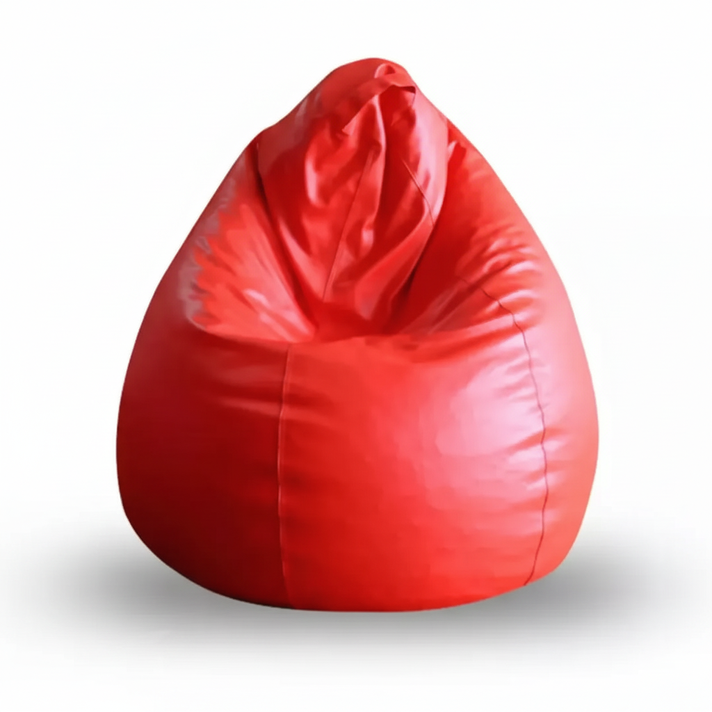 Style Homez Bean Bag Cover XXL (Red) - Pack of 1 SUPER