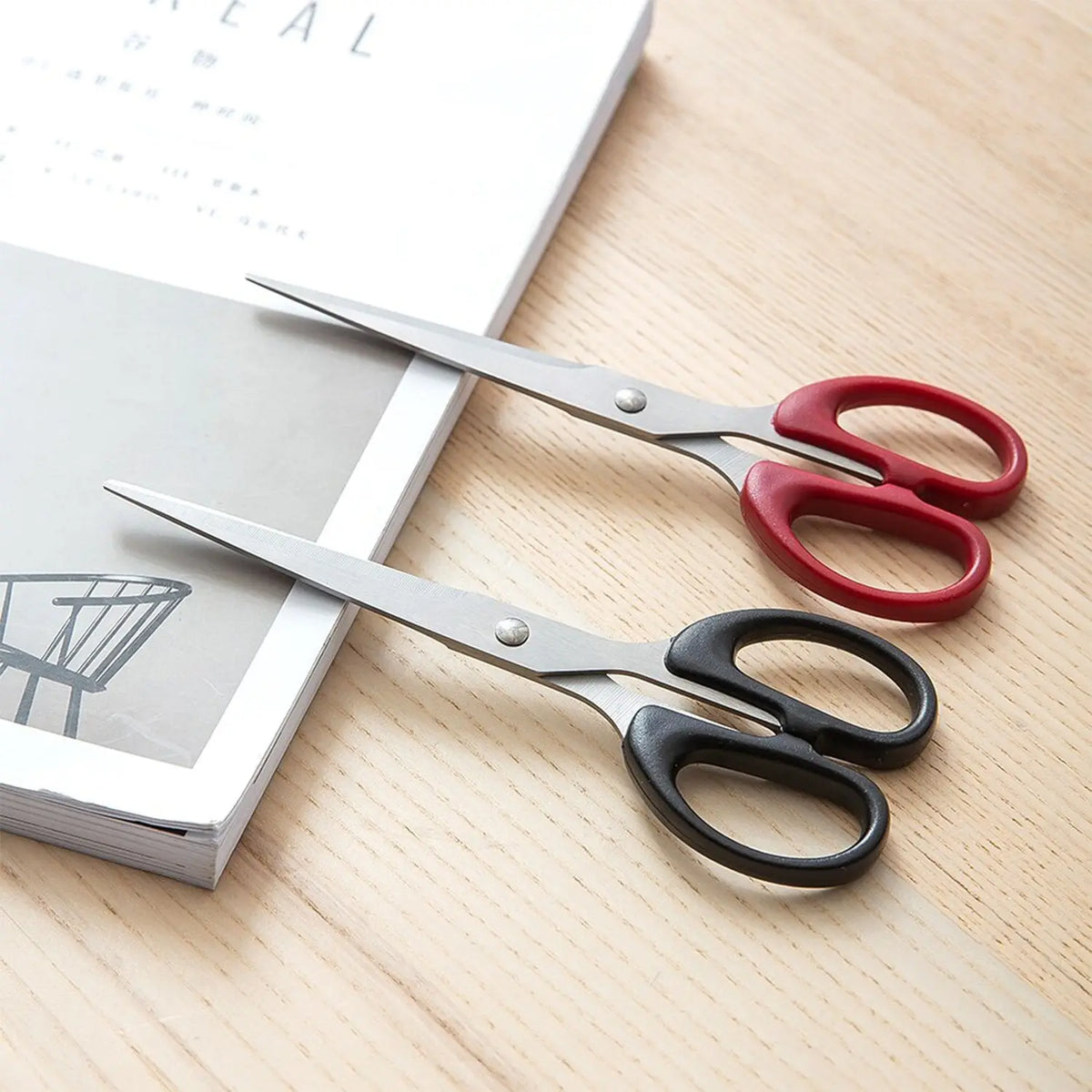 Stainless Steel Scissors With Plastic Handle Grip 160mm (1pc Only) HP DD