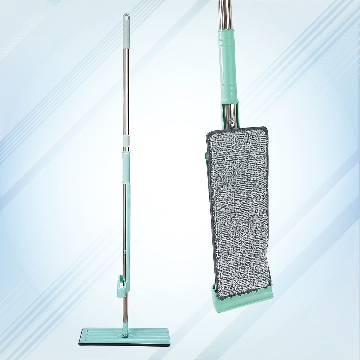 360degree Rotation Flat Mop Floor Cleaning Microfiber Squeeze Mop Floor Clean.