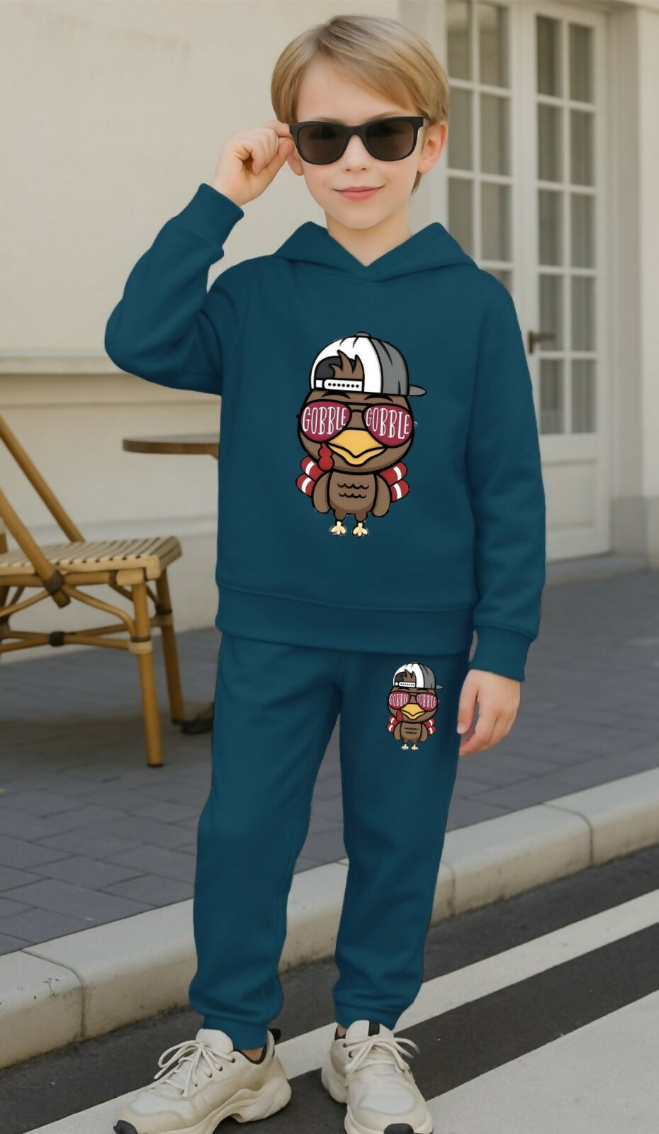 Modern Kids Sweatshirt and Pant Set - Comfortable Cotton Blend Casual Wear Luck Fashion