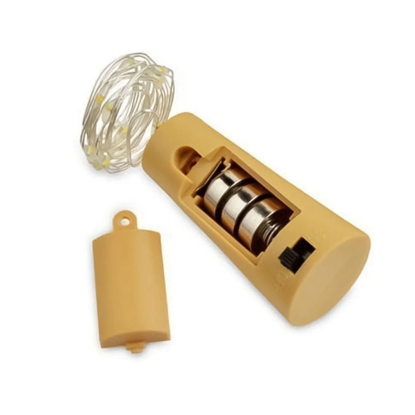 Wine Bottle Cork String Light  Multi Led  2m Cable Length Copper Wire Battery Operated (Multicolor Light  1 Pcs)